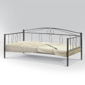 ΚΑΝΑΠΕΣ ΜΕΤΑΛΛΙΚΟΣ Fylliana ARIEL ΚΑΦΕ 210x100x83εκ