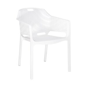 ΚΑΡΕΚΛΑ ΚΗΠΟΥ Fylliana Dina ΛΕΥΚΟ ΧΡΩΜΑ 59x60x82εκ