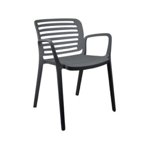 ΚΑΡΕΚΛΑ ΚΗΠΟΥ Fylliana FL7109 Layla ΣΚΟΥΡΟ ΓΚΡΙ ΧΡΩΜΑ 55x59x78εκ