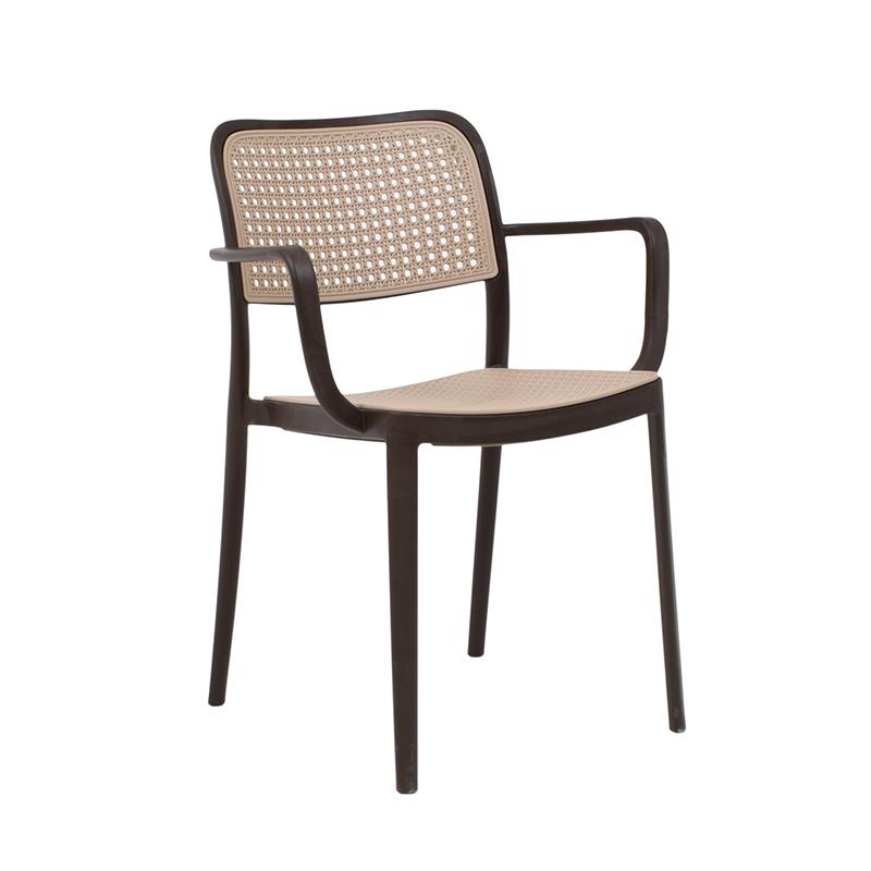 ΚΑΡΕΚΛΑ ΚΗΠΟΥ Fylliana Olesia ΚΑΦΕ ΜΕ ΜΠΕΖ ΧΡΩΜΑ 56x43x81εκ ΚΑΡΕΚΛΑ ΚΗΠΟΥ Fylliana Olesia ΚΑΦΕ ΜΕ ΜΠΕΖ ΧΡΩΜΑ 56x43x81εκ