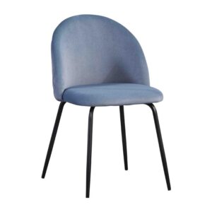 ΚΑΡΕΚΛΑ ΤΡΑΠΕΖΑΡΙΑΣ Fylliana "Amelia" RAF ΒΕΛΟΥΔΟ ΥΦΑΣΜΑ ΜΕ ΜΕΤΑΛΛΙΚΑ ΠΟΔΙΑ 51x52