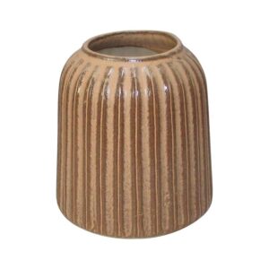 ΚΕΡΑΜΙΚΟ ΒΑΖΟ Fylliana 606115 ΚΑΦΕ ΧΡΩΜΑ 14x14x14