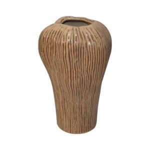 ΚΕΡΑΜΙΚΟ ΒΑΖΟ Fylliana 606728 ΚΑΦΕ ΧΡΩΜΑ 15x13