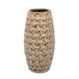 ΚΕΡΑΜΙΚΟ ΒΑΖΟ Fylliana FL22040 ΚΙΤΡΙΝΟ ΧΡΩΜΑ 16x31εκ