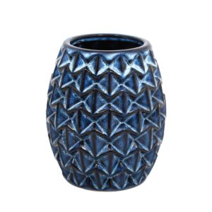 ΚΕΡΑΜΙΚΟ ΒΑΖΟ Fylliana FL22041 ΜΠΛΕ ΧΡΩΜΑ 15x18εκ