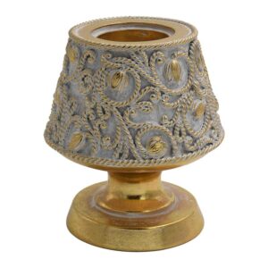 ΚΗΡΟΠΗΓΙΟ Fylliana FL-23541 ΛΕΥΚΟ-ΧΡΥΣΟ ΧΡΩΜΑ 9x9x11εκ