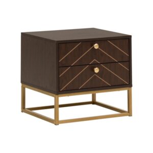 ΚΟΜΟΔΙΝΟ Fylliana "Parlor" ΚΑΦΕ ΧΡΩΜΑ 48x40x45εκ