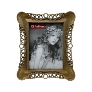 ΚΟΡΝΙΖΑ Fylliana FL24057 12x18 ΧΡΥΣΟ ΑΝΤΙΚΕ ΧΡΩΜΑ 21x3x26εκ