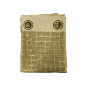 ΚΟΥΡΤΙΝΑ Fylliana BURLAP ΜΠΕΖ ΚΑΡΟ 140x240εκ