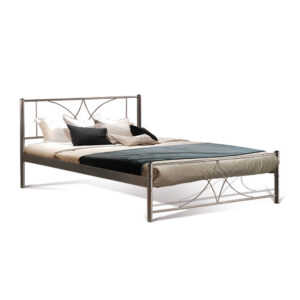 ΚΡΕΒΑΤΙ ΣΙΔΕΡΕΝΙΟ Fylliana DIAGORAS ΚΑΦΕ 110x200εκ