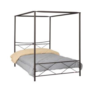 ΚΡΕΒΑΤΙ ΣΙΔΕΡΕΝΙΟ ΜΕ ΟΥΡΑΝΟ Arion ΚΑΦΕ 150x200εκ