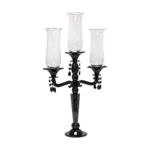 ΚΡΥΣΤΑΛΛΙΝΟ ΚΗΡΟΠΗΓΙΟ 3 ΘΕΣΕΩΝ Fylliana FL6506 ΜΑΥΡΟ 36x69εκ