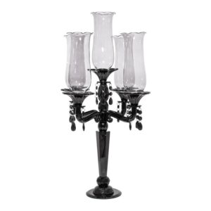 ΚΡΥΣΤΑΛΛΙΝΟ ΚΗΡΟΠΗΓΙΟ 5 ΘΕΣΕΩΝ Fylliana FL6506 ΜΑΥΡΟ 36x69εκ