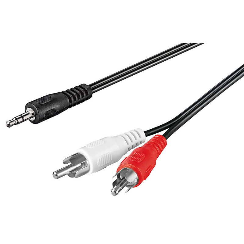 Καλώδιο 3.5mm σε 2RCA 2.5m Καλώδιο 3.5mm σε 2RCA 2.5m