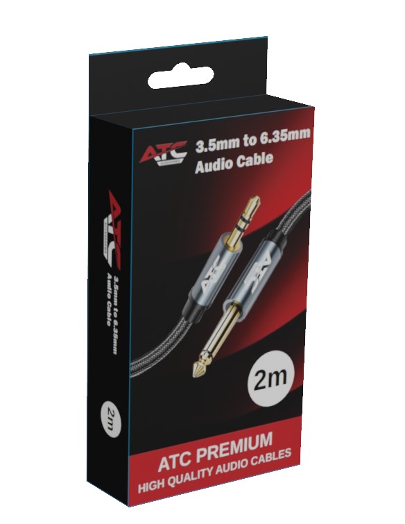 Καλώδιο ATC HQ 3.5mm Stereo / 6.35 Mono 2m Καλώδιο ATC HQ 3.5mm Stereo / 6.35 Mono 2m - Image 5