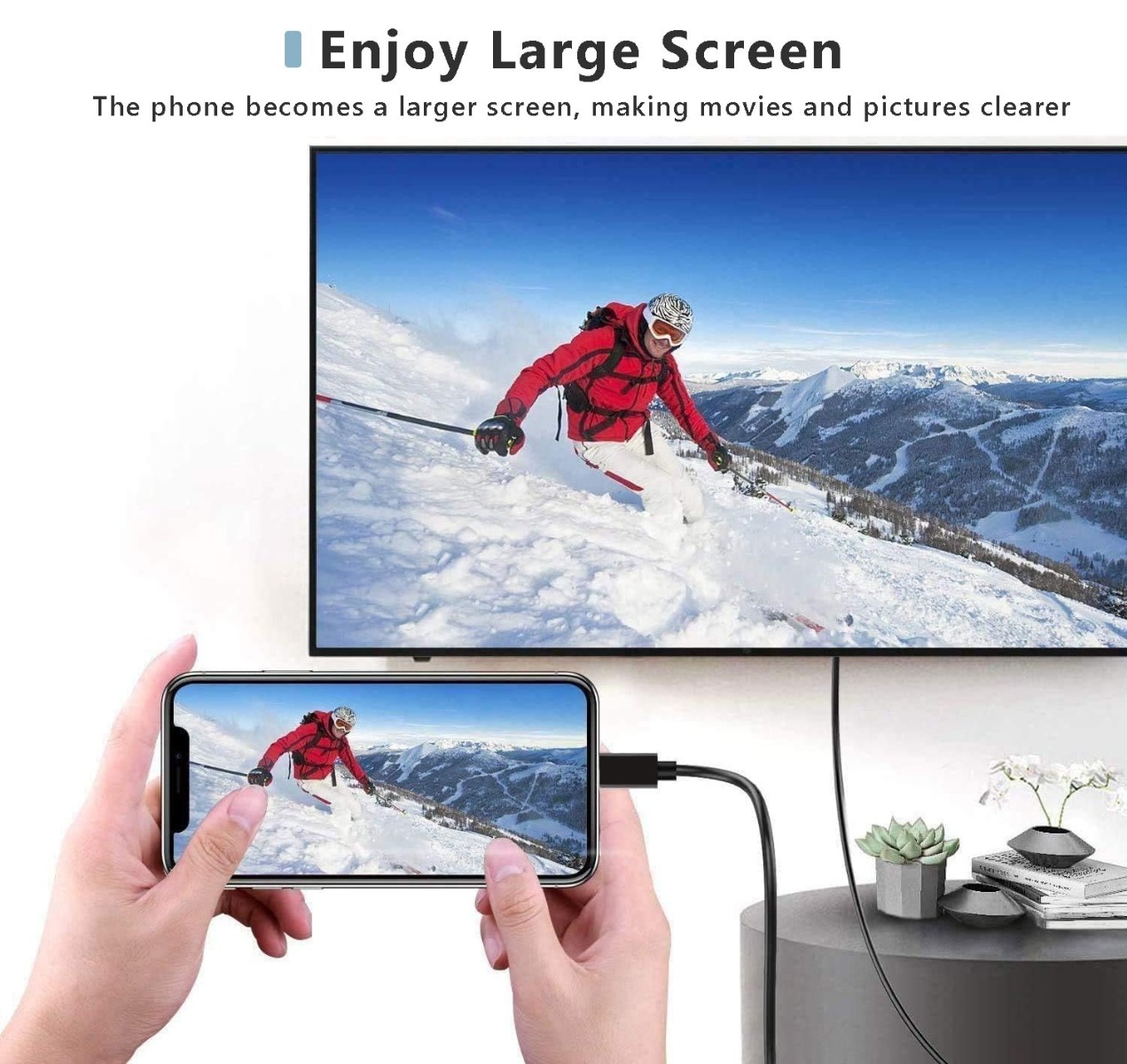 Καλώδιο Type-C σε HDTV 4Kx2K 30HZ 1.8m Καλώδιο Type-C σε HDTV 4Kx2K 30HZ 1.8m - Image 7