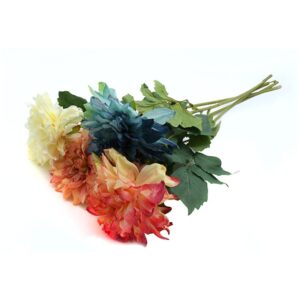 ΛΟΥΛΟΥΔΙ Fylliana Dahlia 1/4 ΛΕΥΚΟ-ΜΠΛΕ-ΠΟΡΤΟΚΑΛΙ-ΡΟΖ 0.64εκ