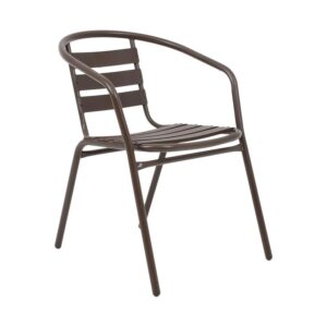 ΜΕΤΑΛΛΙΚΗ ΚΑΡΕΚΛΑ ΕΞΟΧΗΣ Fylliana 001 ΚΑΦΕ 54x62x74εκ