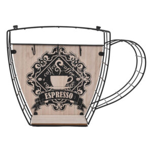 ΜΕΤΑΛΛΙΚΗ ΚΛΕΙΔΟΘΗΚΗ Fylliana FLYB9S941 ΜΑΥΡΗ-ΚΑΦΕ 19x8x13εκ