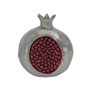 ΜΕΤΑΛΛΙΚΟ ΔΙΑΚΟΣΜΗΤΙΚΟ ΡΟΔΙ Fylliana Pomegranate ΝΙΚΕΛ-ΚΟΚΚΙΝΟ ΧΡΩΜΑ 13x10x13εκ