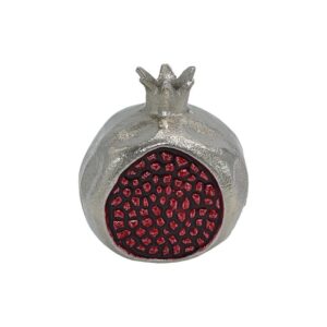 ΜΕΤΑΛΛΙΚΟ ΔΙΑΚΟΣΜΗΤΙΚΟ ΡΟΔΙ Fylliana Pomegranate ΝΙΚΕΛ-ΚΟΚΚΙΝΟ ΧΡΩΜΑ 8x10x11εκ