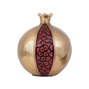 ΜΕΤΑΛΛΙΚΟ ΔΙΑΚΟΣΜΗΤΙΚΟ ΡΟΔΙ Fylliana Pomegranate ΧΡΥΣΟ-ΚΟΚΚΙΝΟ ΧΡΩΜΑ 12x13εκ