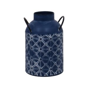 ΜΕΤΑΛΛΙΚΟ ΔΙΑΚΟΣΜΗΤΙΚΟ ΒΑΖΟ Fylliana ΜΠΛΕ ΧΡΩΜΑ 21x17