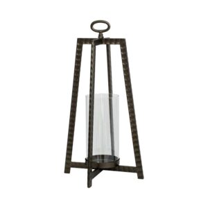 ΜΕΤΑΛΛΙΚΟ ΚΗΡΟΠΗΓΙΟ Fylliana FL271 ΜΑΥΡΟ ΧΡΩΜΑ 30x30x51εκ