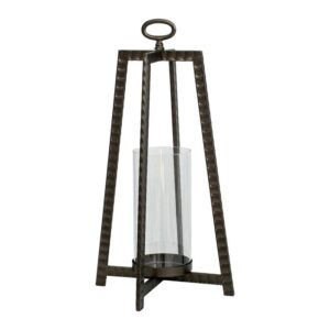 ΜΕΤΑΛΛΙΚΟ ΚΗΡΟΠΗΓΙΟ Fylliana FL272 ΜΑΥΡΟ ΧΡΩΜΑ 30x30x56εκ