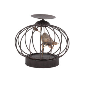 ΜΕΤΑΛΛΙΚΟ ΚΗΡΟΠΗΓΙΟ "ΚΛΟΥΒΙ" Fylliana ΜΠΕΖ 16x16x24εκ