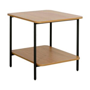 ΜΕΤΑΛΛΙΚΟ ΚΟΜΟΔΙΝΟ Fylliana FL2504 BLACK OAK ΧΡΩΜΑ 50x50x50εκ