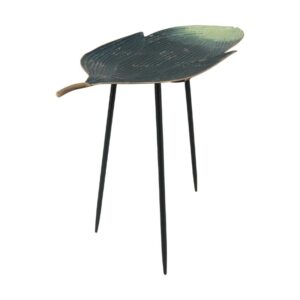 ΜΕΤΑΛΛΙΚΟ ΤΡΑΠΕΖΑΚΙ ΓΩΝΙΑΣ Fylliana Leaf ΒΕΡΑΜΑΝ-ΧΡΥΣΟ ΧΡΩΜΑ 74