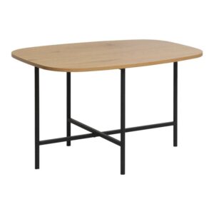 ΜΕΤΑΛΛΙΚΟ ΤΡΑΠΕΖΑΚΙ ΣΑΛΟΝΙΟΥ Fylliana FL2328 SONOMA ΧΡΩΜΑ 80x60x48εκ