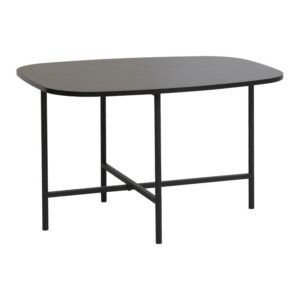 ΜΕΤΑΛΛΙΚΟ ΤΡΑΠΕΖΑΚΙ ΣΑΛΟΝΙΟΥ Fylliana FL2328 ΜΑΥΡΟ ΧΡΩΜΑ 80x60x48εκ