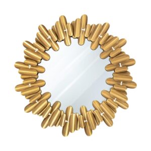 ΜΕΤΑΛΛΙΚΟΣ ΚΑΘΡΕΠΤΗΣ Fylliana FL620449 ΧΡΥΣΟ ΧΡΩΜΑ 82x5εκ