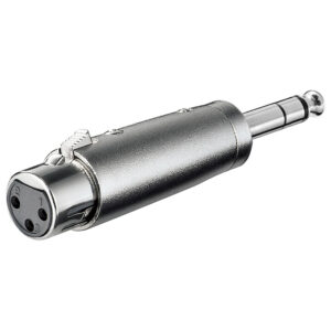 Μετατροπέας XLR Θηλ. / 6.35 Stereo Αρσ.