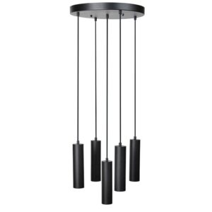 ΠΕΝΤΑΦΩΤΟ ΚΡΕΜΑΣΤΟ ΦΩΤΙΣΤΙΚΟ ΟΡΟΦΗΣ Fylliana ΜΑΥΡΟ ΧΡΩΜΑ GU10 40x100εκ