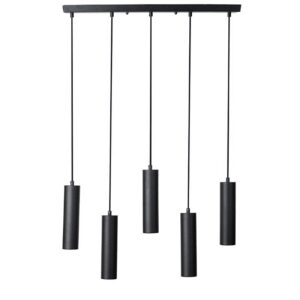 ΠΕΝΤΑΦΩΤΟ ΚΡΕΜΑΣΤΟ ΦΩΤΙΣΤΙΚΟ ΟΡΟΦΗΣ Fylliana ΜΑΥΡΟ ΧΡΩΜΑ GU10 65x10x100εκ