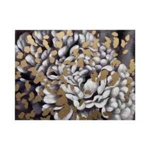 ΠΙΝΑΚΑΣ Fylliana FLOWER ΣΕ ΚΑΜΒΑ ΜΕ ΞΥΛΙΝΟ ΠΛΑΙΣΙΟ 80x2.3x60εκ