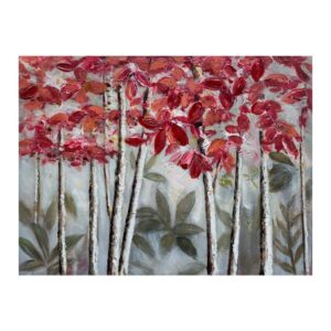 ΠΙΝΑΚΑΣ Fylliana "Trees 540" ΣΕ ΚΑΜΒΑ ΜΕ ΞΥΛΙΝΟ ΠΛΑΙΣΙΟ 80*2.3*60 sls