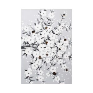 ΠΙΝΑΚΑΣ ΣΕ ΚΑΜΒΑ Fylliana FL3114 ΛΕΥΚΟ 120x80xεκ