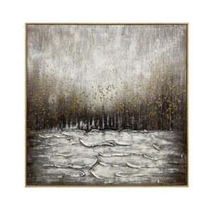 ΠΙΝΑΚΑΣ ΣΕ ΚΑΜΒΑ Fylliana "Forest 36050" ΜΠΕΖ-ΚΑΦΕ-ΓΚΡΙ 100x4x100εκ