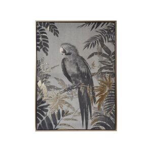 ΠΙΝΑΚΑΣ ΣΕ ΚΑΜΒΑ ΜΕ ΠΛΑΣΤΙΚΟ ΠΛΑΙΣΙΟ Fylliana FL252329 ΓΚΡΙ-ΜΠΕΖ-ΜΑΥΡΟ 50x3x70εκ