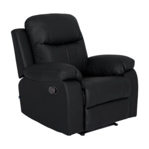 ΠΟΛΥΘΡΟΝΑ Fylliana RELAX CHICAGO 1114 ΜΑΥΡΟ ΤΕΧΝΟΔΕΡΜΑ 97x90x100εκ