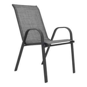 ΠΟΛΥΘΡΟΝΑ ΚΗΠΟΥ Fylliana FL5001 ΓΚΡΙ-ΓΚΡΙ ΑΝΟΙΧΤΟ ΧΡΩΜΑ TEXTILENE ΓΚΡΙ ΣΚΕΛΕΤΟΣ 55x72x92εκ txt