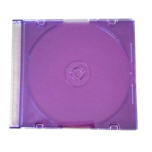 Πλαστική Θήκη CD Διάφανη Μωβ