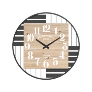 ΡΟΛΟΙ ΤΟΙΧΟΥ Fylliana "Kensington Station" ΜΑΥΡΟ ΜΕΤΑΛΛΙΚΟ 60εκ sls