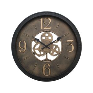 ΡΟΛΟΙ ΤΟΙΧΟΥ ΣΤΡΟΓΓΥΛΟ Fylliana FL1936 ΜΑΥΡΟ-ΜΠΡΟΝΖΕ ΧΡΩΜΑ 60x60x5εκ