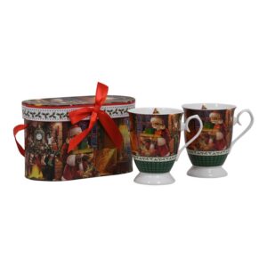 ΣΕΤ 2 ΧΡΙΣΤΟΥΓΕΝΝΙΑΤΙΚΕΣ ΚΟΥΠΕΣ "Santa" 300cc