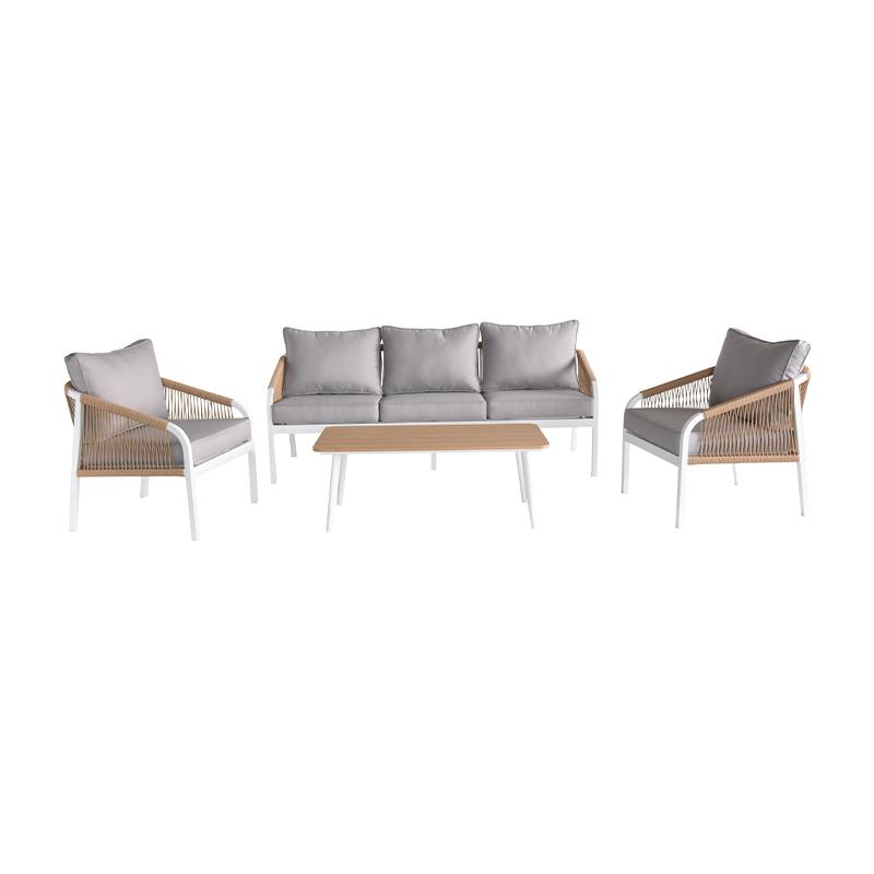 ΣΕΤ ΣΑΛΟΝΙ ΚΗΠΟΥ 4ΤΜΧ Fylliana MARRAKESH ΛΕΥΚΟ ΧΡΩΜΑ 189x73x72εκ ΣΕΤ ΣΑΛΟΝΙ ΚΗΠΟΥ 4ΤΜΧ Fylliana MARRAKESH ΛΕΥΚΟ ΧΡΩΜΑ 189x73x72εκ